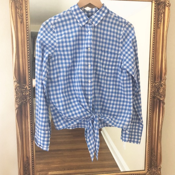 J. Crew Tops - J. Crew Tie Blouse